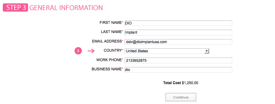 Register Step 3